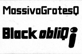 Massiva Grotesq Black Obliq: A Practical Look at a Distinctive Typeface