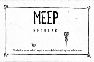 Meep Regular: Typography That Works for You