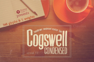 Meet Cogswell Condensed: A Typeface That Saves Space and Grabs Attention
