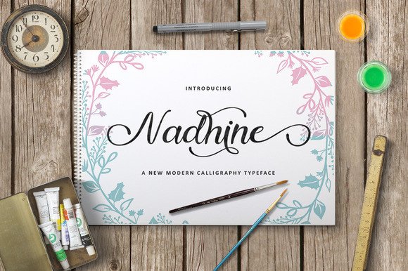 Nadhine: A Premium Handwritten Font with Modern Elegance