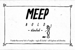 Why Meep Bold Slanted Stands Out in Display Typography